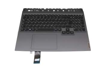25G0063 original Lenovo keyboard incl. topcase DE (german) black/grey with backlight