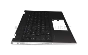 2H-BBJGMW63111 original Primax keyboard incl. topcase DE (german) black/black with backlight