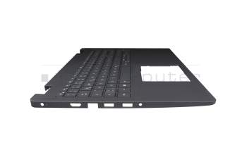 33HPP original Dell keyboard incl. topcase DE (german) grey/grey with backlight