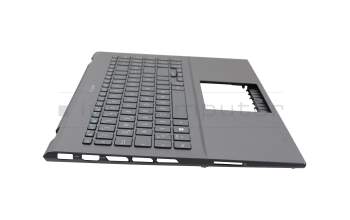 33UJ7TAJN10 original Asus keyboard incl. topcase DE (german) grey/grey with backlight
