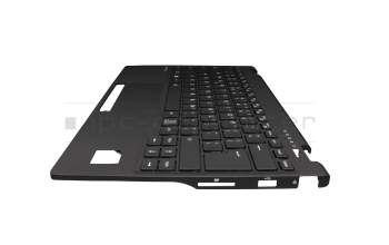 34082313 original Fujitsu keyboard incl. topcase US (english) black/black with backlight