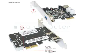 Fujitsu S26361-D3305-A10-1 original Fujitsu USB3.0 PCIe card for Primergy TX300 S8
