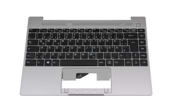 40075128 original Medion keyboard incl. topcase DE (german) black/grey
