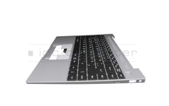 40075128 original Medion keyboard incl. topcase DE (german) black/grey