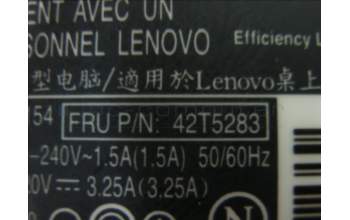 Lenovo 42T5283 ADAPTR Delta65W20V3p