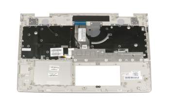 442.0BX02.0002 original HP keyboard incl. topcase DE (german) silver/silver with backlight