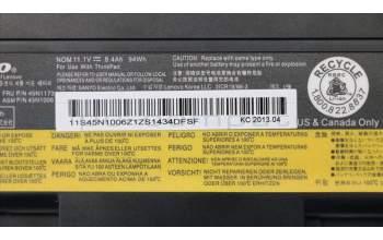 Lenovo 45N1173 BATTERY external,9c,2.9Ah,LiIon,PAN
