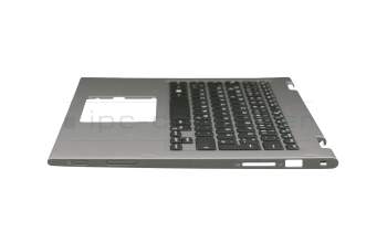 460.07R08.0017 original Dell keyboard incl. topcase DE (german) black/silver with backlight