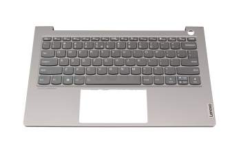 460.0M502.0001 original Lenovo keyboard incl. topcase UK (english) grey/grey with backlight