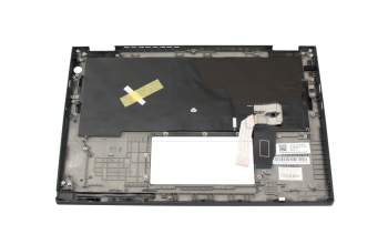 46M.0MCCS.0149 original Lenovo keyboard incl. topcase DE (german) black/grey with backlight and mouse-stick (no WWAN)