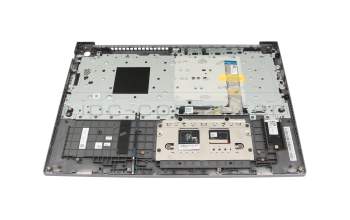 47361770 original Lenovo keyboard incl. topcase FR (french) grey/grey with backlight