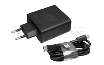 0A001-00899000 original Asus USB-C AC-adapter 65 Watt EU wallplug small incl. USB-C to USB-C Cable incl. charging cable