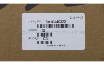 Lenovo 5A10J40322 AC_ADAPTER Liteon ADL40WLE 20V/5.2V 2A