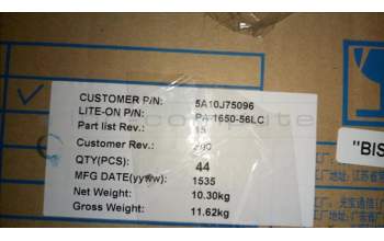 Lenovo 5A10J75096 AC_ADAPTER PA-1650-56LC 20V3.25A AD BIS