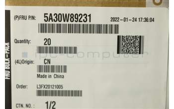 Lenovo 5A30W89231 ANTENNA Fru,17L FR ANT_LUX