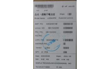 Lenovo 5B11N45324 BATTERY 4cell 75Wh 15.56V L22M4PF6 SP/A