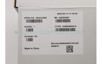 Lenovo 5B20U53960 Lenovo BDPLANAR AMD BR/RR Knoll NO DPK