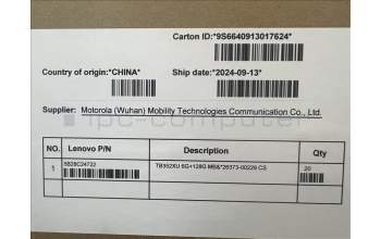 Lenovo 5B28C24722 TB352XU 6G+128G MB&*26373-00229 CS