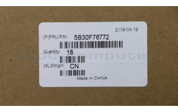 Lenovo 5B30F76772 BEZEL LCD Bezel W Flex2-14 Grey