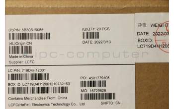 Lenovo 5B30S19055 BEZEL L 82SV w/Removable Tape