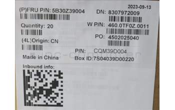 Lenovo 5B30Z39004 FRU BEZEL LCD RGB,K14