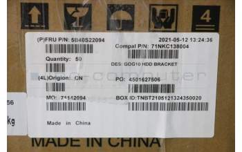Lenovo 5B40S22094 BRACKET HDD Bracket C 82K1
