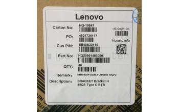 Lenovo 5B40S22110 Bracket H 82QS Type C BTB