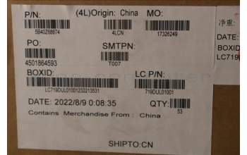 Lenovo 5B40Z68874 FRU BRACKET HT5B1_FPR_BRACKET