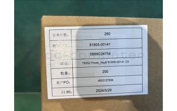 Lenovo 5B68C24754 TB352 Power_Key&*81805-00141 CS