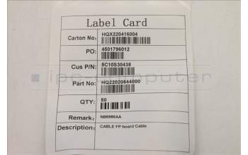 Lenovo 5C10S30438 CABLE FP board Cable