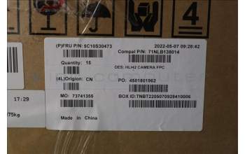 Lenovo 5C10S30473 CABLE Cable C 82SH camera FPC