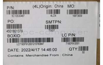 Lenovo 5C10S30487 FP BOARD CABLE L 82SF