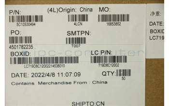 Lenovo 5C10S30494 CABLE Function Board Cable L 82QG