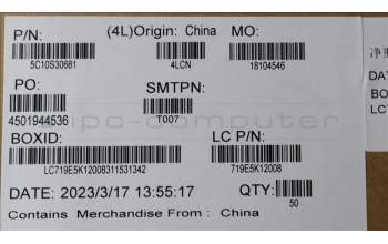 Lenovo 5C10S30681 Cable L 82WQ TP LJYI