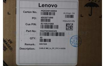 Lenovo 5C10S31068 CABLE MB_to_FP_FFC H 83DS