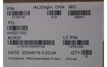Lenovo 5C10S31140 CABLE Cable L 83GW FP/B CVIL