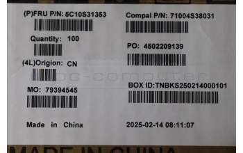 Lenovo 5C10S31353 CABLE TOF FPC C 83JK