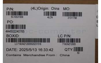 Lenovo 5C10S31509 Cable L 83LT EDP CABLE IPS MGE