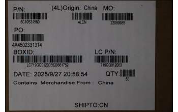 Lenovo 5C10S31560 CABLE Cable L 83M3 MGE M/B-TP/B