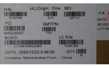 Lenovo 5C10S31629 CABLE L 83SK EDP CABLE HIGH