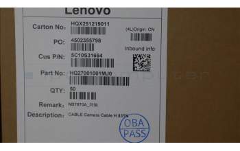 Lenovo 5C10S31664 CABLE Camera Cable H 83TN