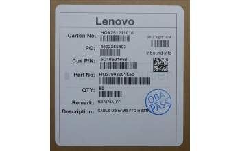 Lenovo 5C10S31666 CABLE UB to MB FFC H 83TN