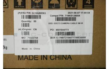 Lenovo 5C10U58363 CABLE H-CONN SET CAMERA_IR TEFLON
