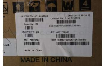 Lenovo 5C10U58669 CABLE M/B-PWR/B
