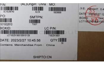 Lenovo 5C10U58740 CABLE Fru, 350mm sensor cable_T580