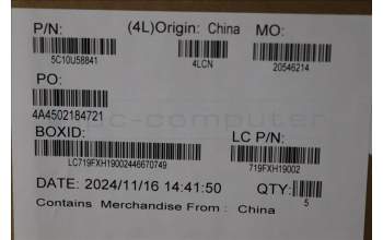 Lenovo 5C10U58841 CABLE Fru,T7100 Front_I/O cable