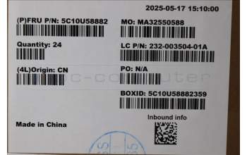 Lenovo 5C10U58882 CSOT_BL_Cable_ XXX 27_DC12V