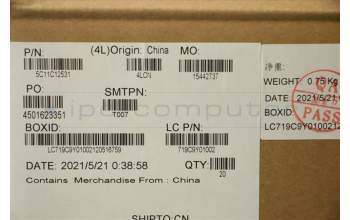 Lenovo 5C11C12531 CABLE H-CONN 1VP M/B CAMERA COA+TEF