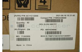 Lenovo 5C11C12555 FRU CABLE SIM FFC