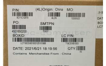 Lenovo 5C11C12570 CABLE FRU CABLE POWER BOARD CABLE